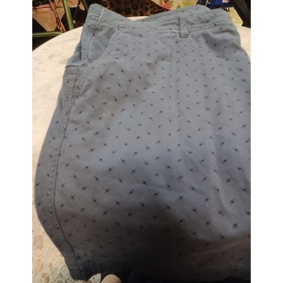 Roundtree & Yorke Men's Shorts SZ 42 Blue Gray with Little Diamonds - Picture 3 of 4